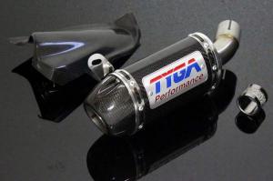 Tyga Performance (タイガパフォーマンス) ステンレオーバルカーボンエンドスリップオン YZF-R25/R3 14-20