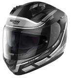 NOLANヘルメット N60-6 フラットブラック(シルバー/ホワイト)