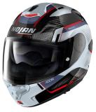 NOLANヘルメット Modulari X-1005 ULTRA CARBON カーボン(ホワイト/レッド/ブルー)/ゼファーホワイト