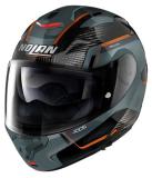 NOLANヘルメット Modulari X-1005 ULTRA CARBON カーボン(グレー/オレンジ)/スレートグレー