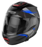 NOLANヘルメット Modulari N100-6 フラットブラック(ブルー/シルバー/ブラック)/フラットラバグレー