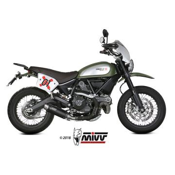 MIVV GP PRO ブラックステンレススリップオン Scrambler800 15-20