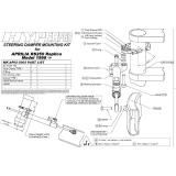 Hyperpro ステアリングダンパマウントーキット RS 250(レプリカ) 98-03