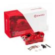 Brembo (ブレンボ) HYPURE XTRA ラジアル キャリパー P4X30 レッドボディ/ブラックロゴ 100mm