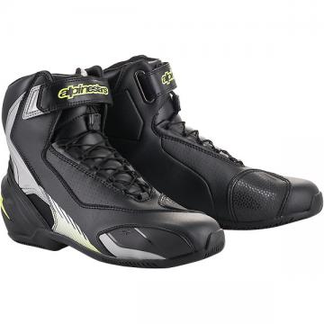 Alpinestars SP-1 V2 RIDING SHOES Black/Silver/Yellow Fluorescent
