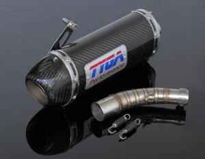 Tyga Performance (タイガパフォーマンス) オーバルカーボンエンドスリップオンキット MSX125 GROM(グロム)