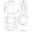 stahlbus ブリーダーボルトフラットシール M10x1.0x10mm