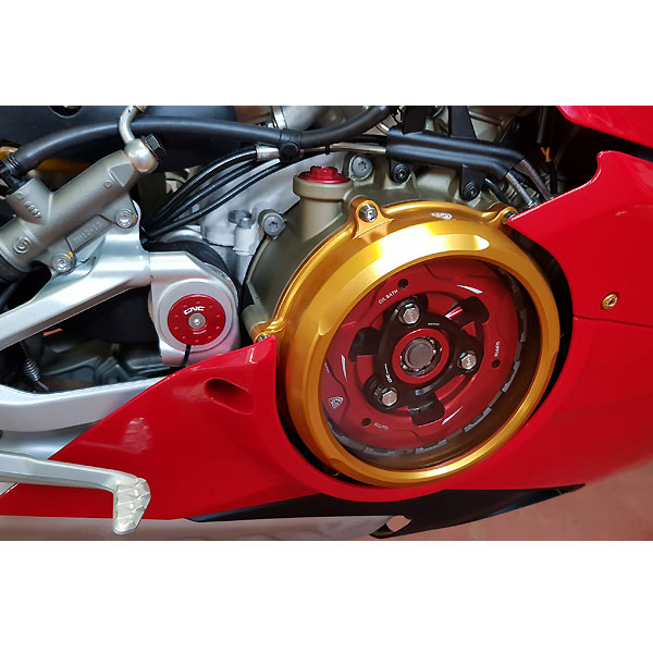 CNC Racing / シーエヌシーレーシング プーリーカバー Ducati シルバー