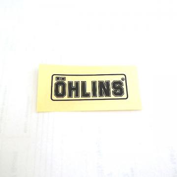 オーリンズ ステッカー "OHLINS" ブラック/クリア 18x46