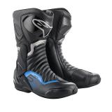 Alpinestars SMX-6 V2 BOOTS Black/GUN METAL/BLUE