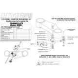 Hyperpro ステアリングダンパマウントーキット DAYTONA 675 06-12