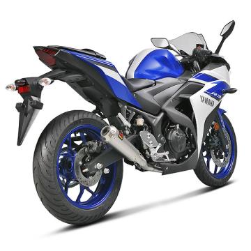 Akrapovic フルエキゾーストレーシング YZF-R25 14-21/YZF-R3 15-21/MT-03 16-19