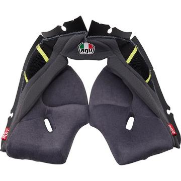 AGV チークパッドグリーン/イエロー PISTA GP-R-RR(EUモデル)