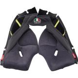AGV チークパッドグリーン/イエロー PISTA GP-R-RR