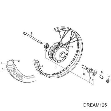 タイホンダ ナット U 12mm (フジセイミツ) (90306-KGH-901)