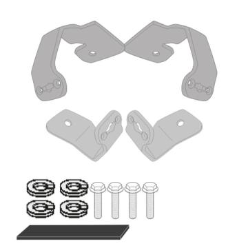 GIVI 1192KIT NC750X サイドケースホルダー取付キット PLO1192MK PLO1192CAM PLX1192対応
