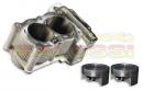 Malossi アルミ4 stツーシリンダー70φ -T-MAX(5VU) 04-07(水冷)用
