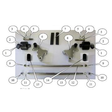 R&G 右側溶接アセンブリー RIGHT HAND SIDE WELDED ASSEMBLY M0312