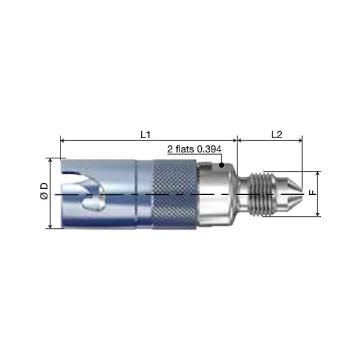 STAUBLI チタンソケット (UNF3/8-24"JIC DASH 3)