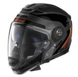  NOLANヘルメット Hybrid-Jet N70-2GT フラットラバグレー(ブラック/オレンジ)