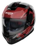  NOLANヘルメット Integrali N80-8 メタルブラック (レッド)