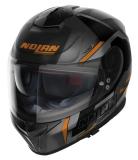  NOLANヘルメット Integrali N80-8 フラットラバグレー(ブラック/オレンジ)
