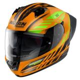  NOLANヘルメット N60-6 スポーツ LEDオレンジ(ブラック/ライトグリーン)