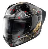  NOLANヘルメット N60-6 スポーツ メタルブラック(ホワイト/レッド/ゴールド)