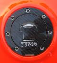 Tyga Performance (タイガパフォーマンス) カーボンタンクキャップカバー　HONDA車用